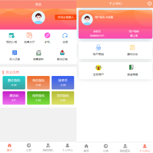 静态加粉宝/排单系统/虚拟币匹配抢单交易系统