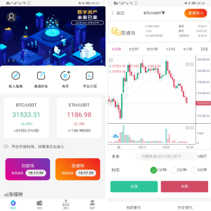 USDT微盘系统/微盘外汇系统/微交易/虚拟币竞猜